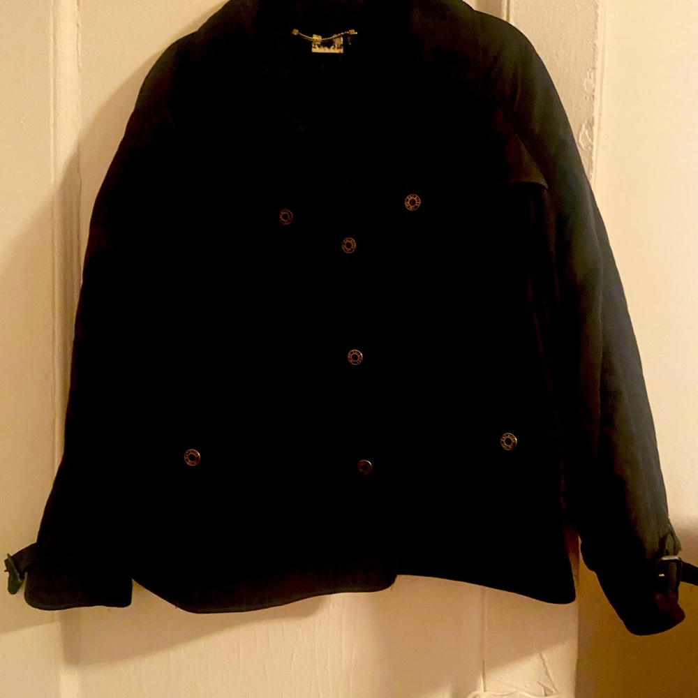 Black jacket.